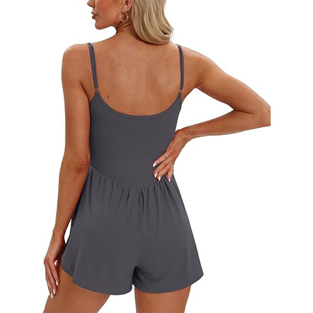 🌴Summer Breeze Essential! Double-Lined Short Romper✨ Adjustable Spaghetti Strap💃 No-Slip Sleeveless Jumpsuit | TikTok’s Hotlist 🌴Summer Breeze Essential! Double-Lined Short Romper✨ Adjustable Spaghetti Strap💃 No-Slip Sleeveless Jumpsuit | TikTok’s Hotlist